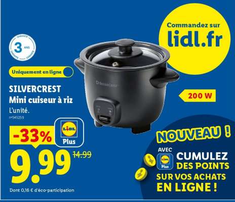 SILVERCREST Mini cuiseur à riz