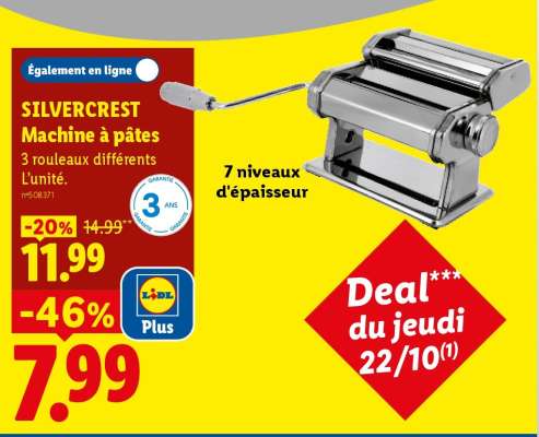 SILVERCREST Machine à pâtes