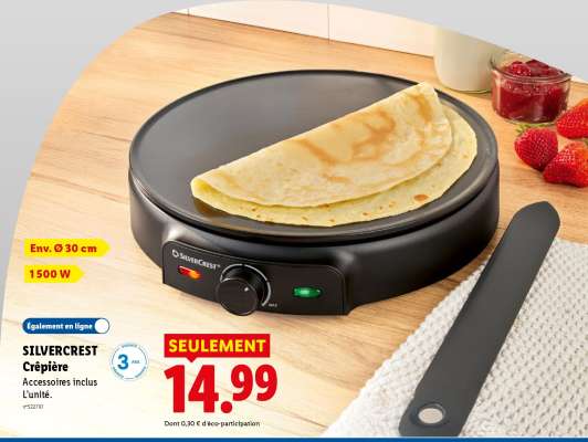 SilverCrest Crêpière