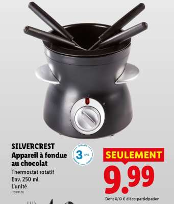 SILVERCREST Appareil à fondue au chocolat