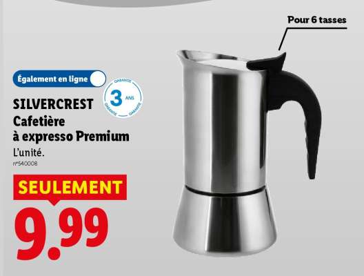 SILVERCREST Cafetière à expresso Premium