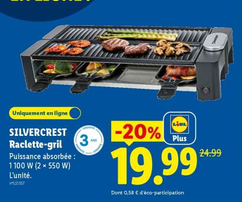 SilverCrest Raclette-gril