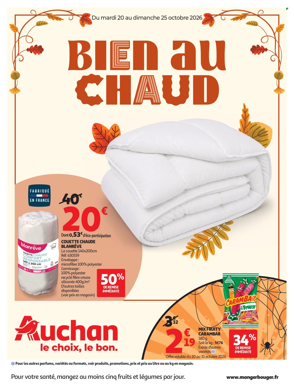Catalogue Auchan - 20/10/2026 - 25/10/2026. Page 1