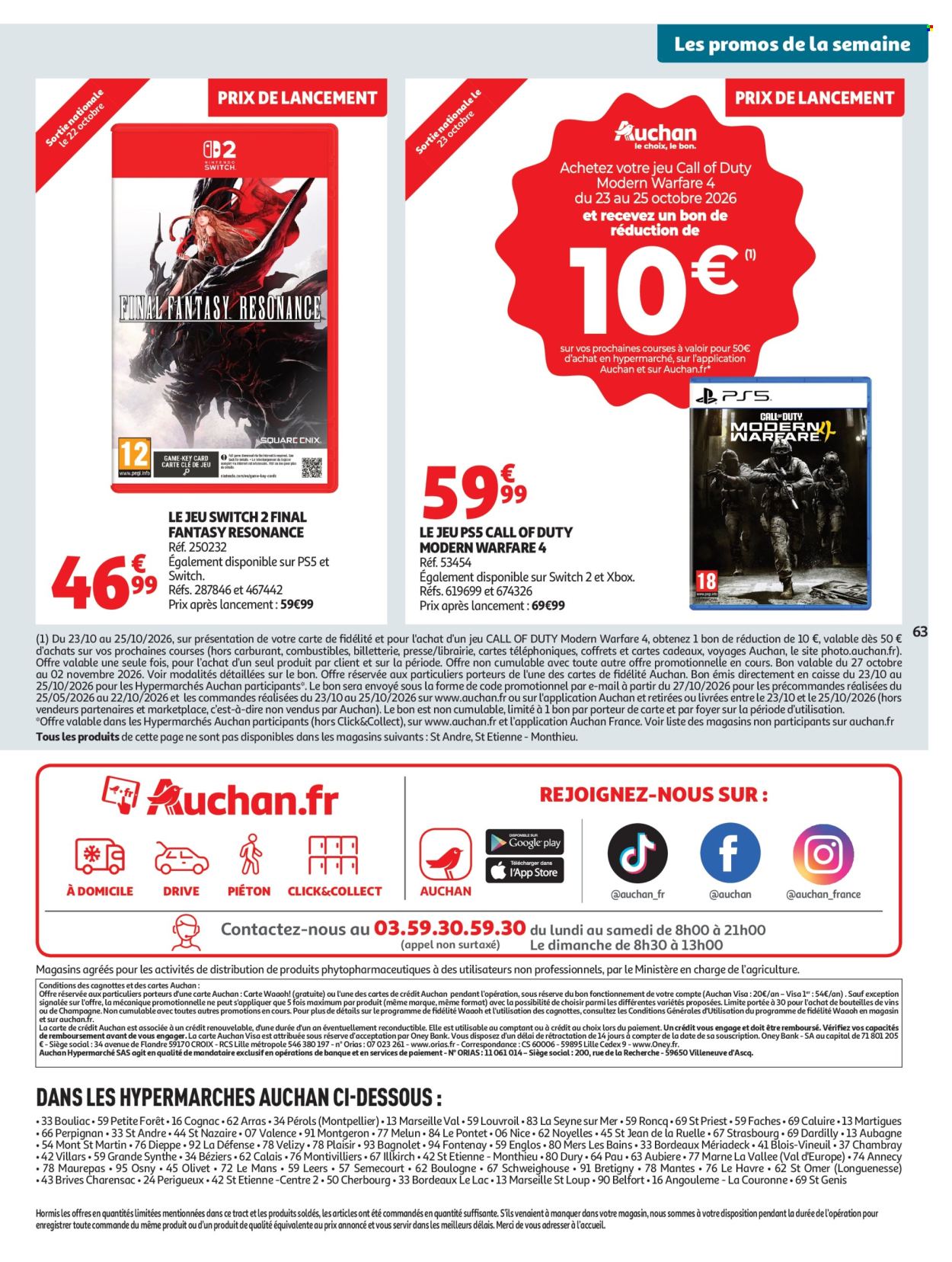 Catalogue Auchan - 20/10/2026 - 25/10/2026. Page 63