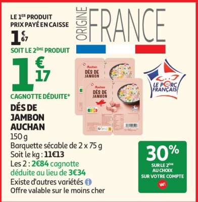 Dés De Jambon Auchan