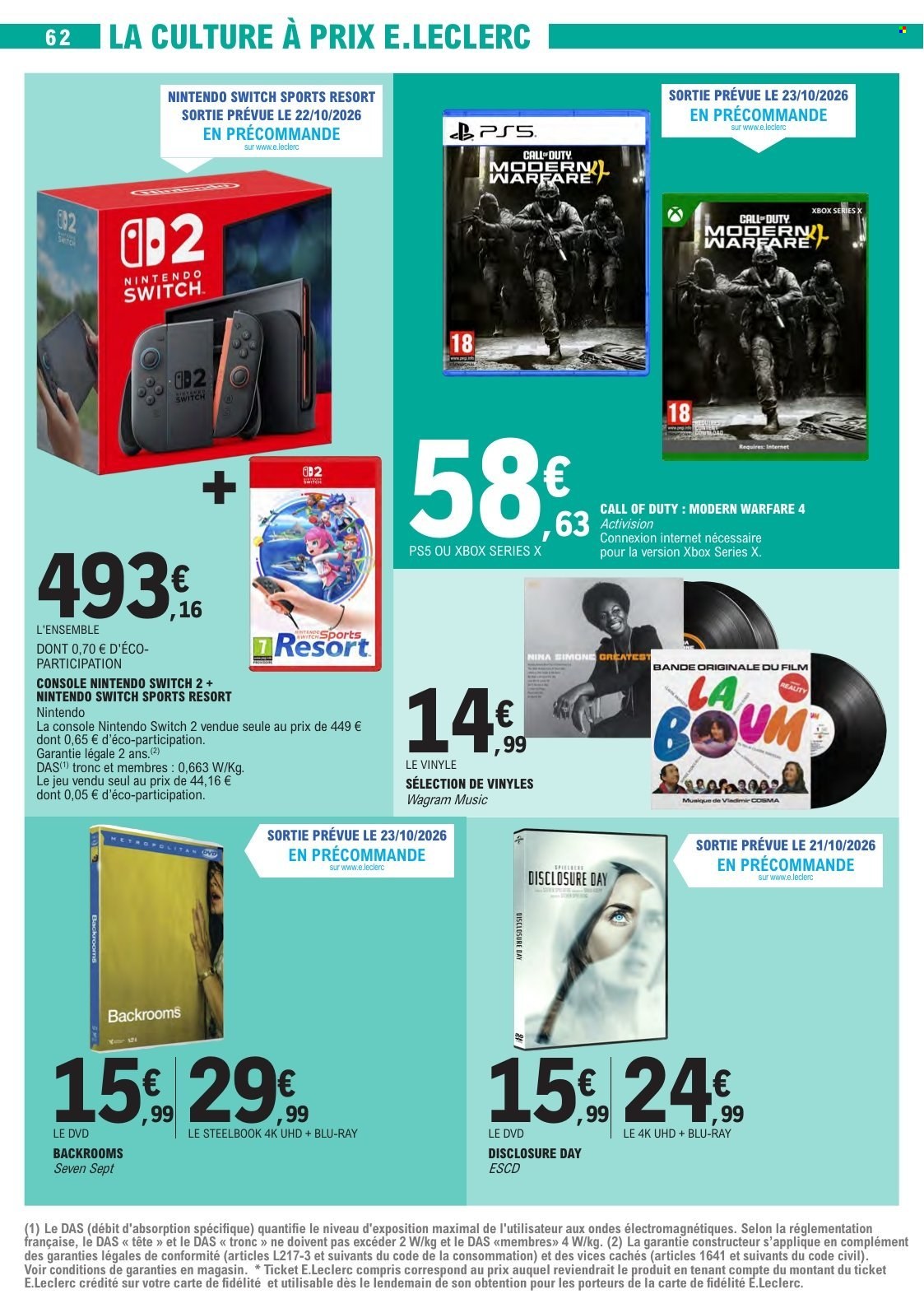Catalogue E.Leclerc - 20/10/2026 - 31/10/2026. Page 62