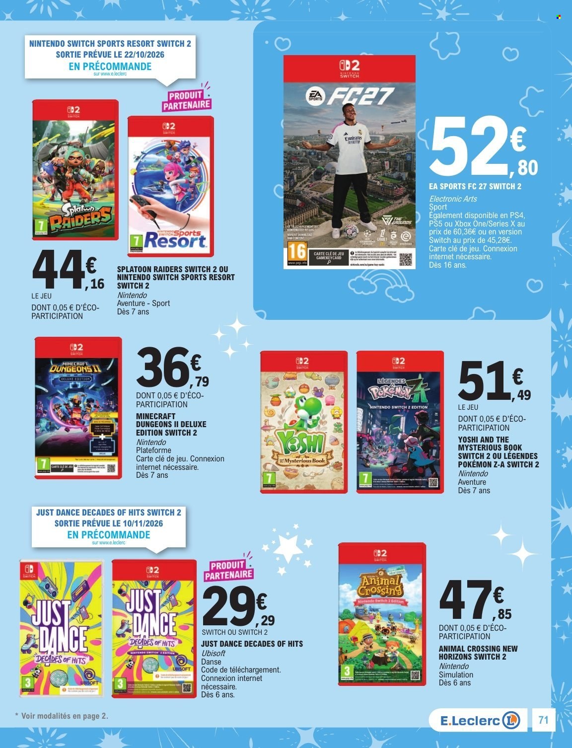 Catalogue E.Leclerc - 20/10/2026 - 05/12/2026. Page 71
