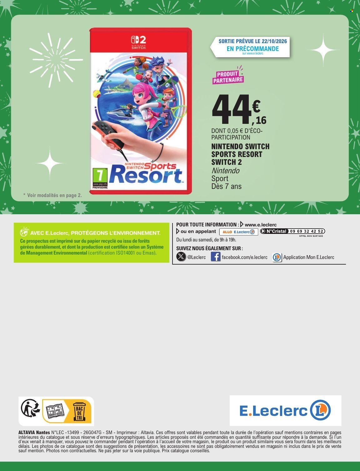 Catalogue E.Leclerc - 20/10/2026 - 05/12/2026. Page 84