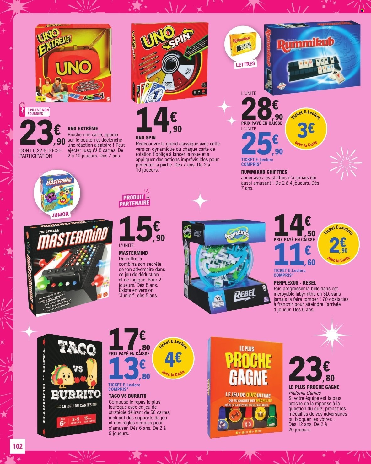 Catalogue E.Leclerc - 20/10/2026 - 05/12/2026. Page 102