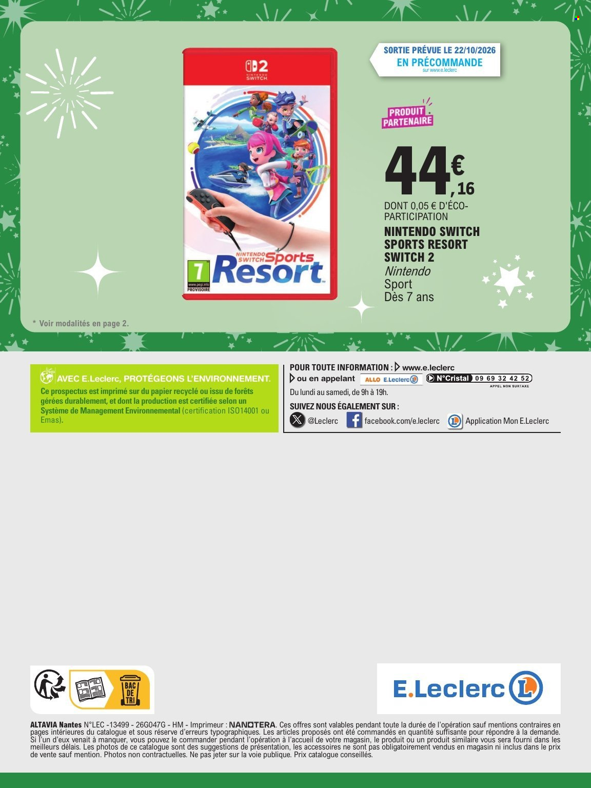 Catalogue E.Leclerc - 20/10/2026 - 05/12/2026. Page 112