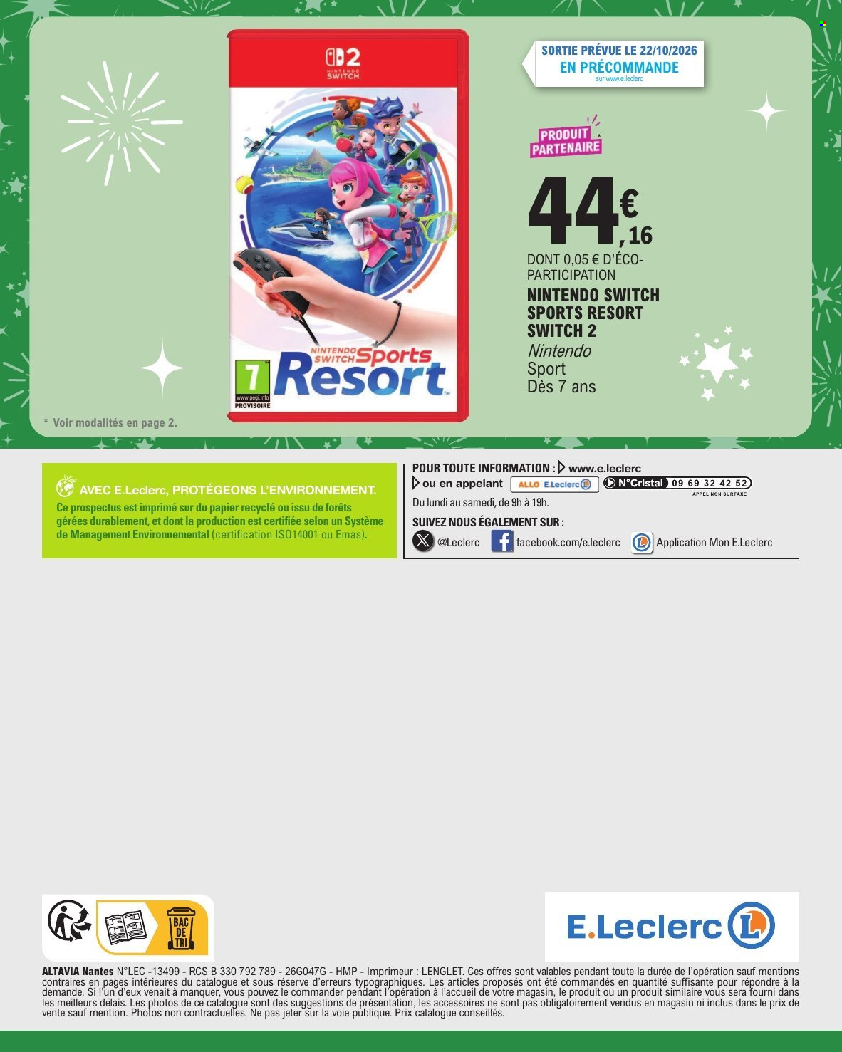 Catalogue E.Leclerc - 20/10/2026 - 05/12/2026. Page 132