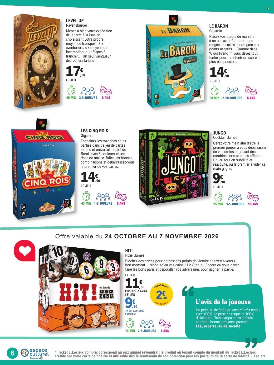 Catalogue E.Leclerc - 20/10/2026 - 07/11/2026. Page 6