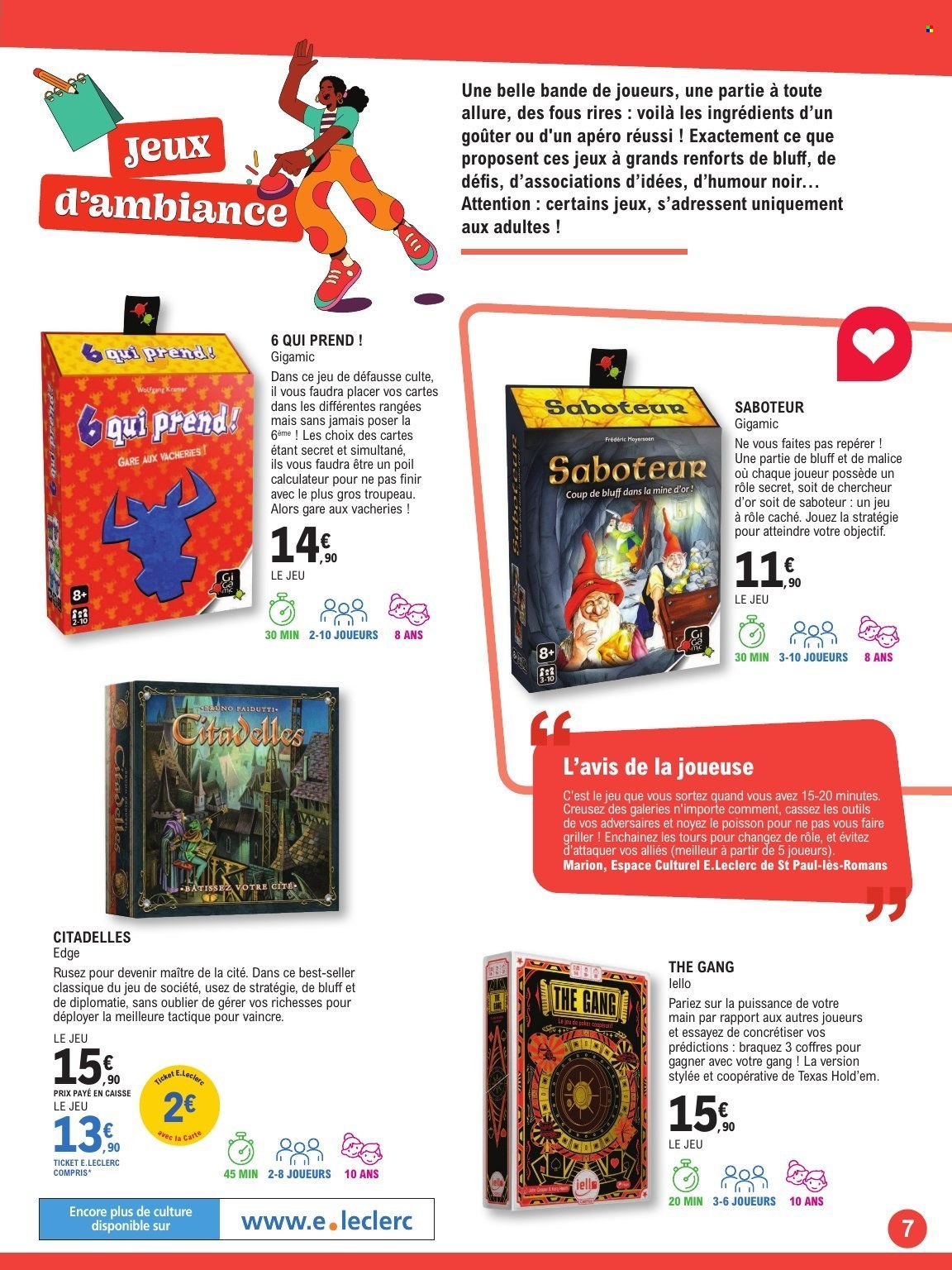 Catalogue E.Leclerc - 20/10/2026 - 07/11/2026. Page 7