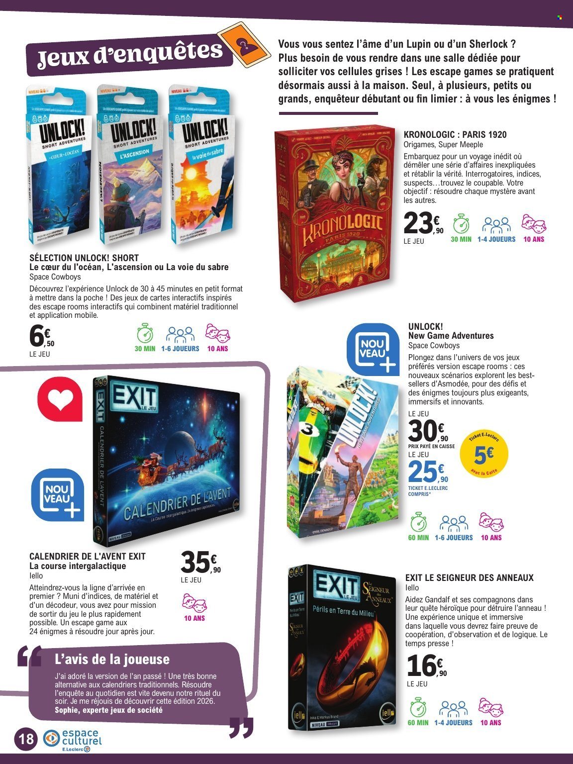 Catalogue E.Leclerc - 20/10/2026 - 07/11/2026. Page 18