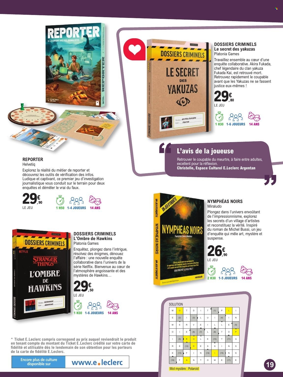 Catalogue E.Leclerc - 20/10/2026 - 07/11/2026. Page 19