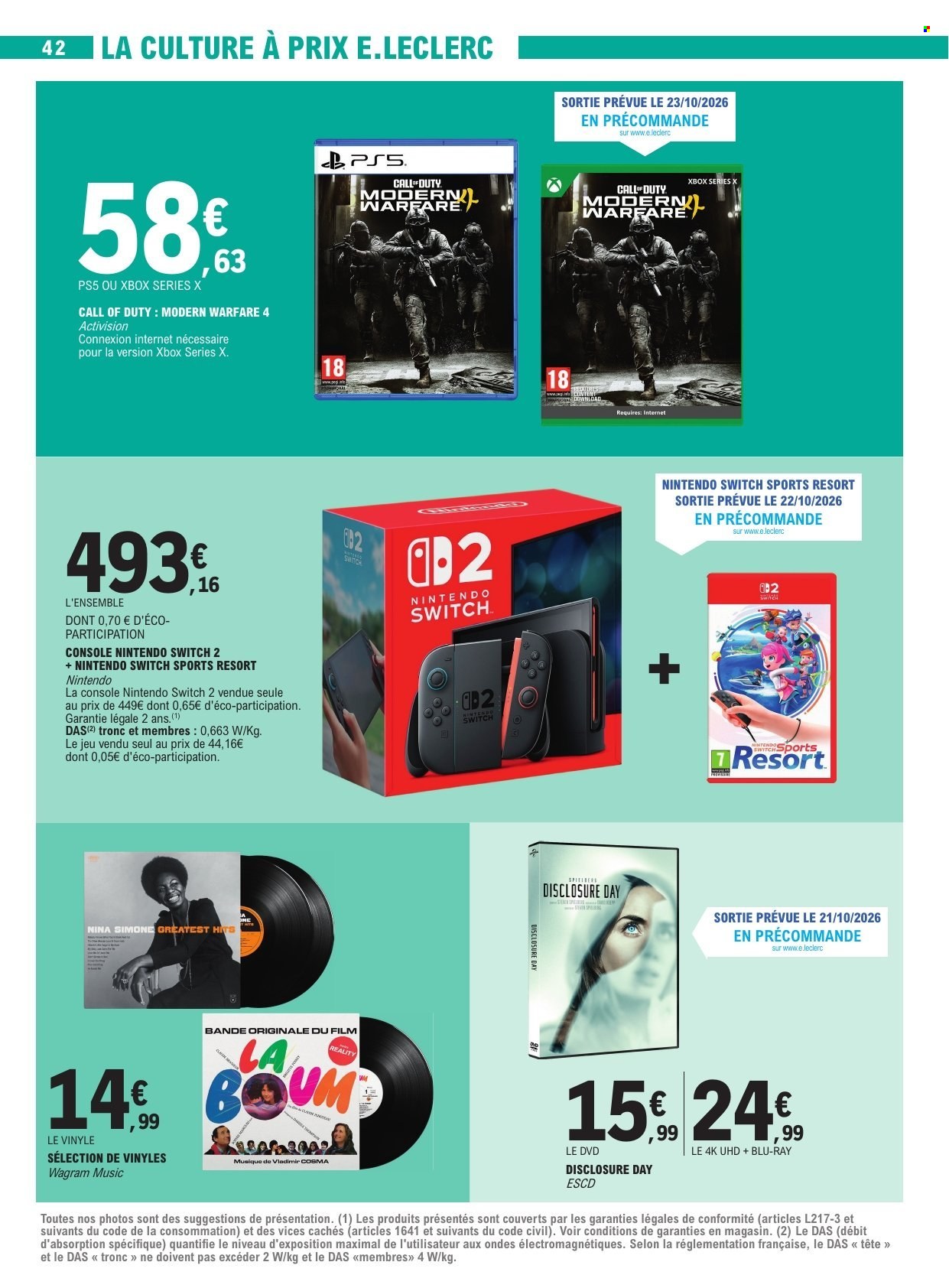 Catalogue E.Leclerc - 20/10/2026 - 31/10/2026. Page 42