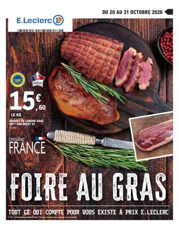 Catalogue E.Leclerc - 20/10/2026 - 31/10/2026.