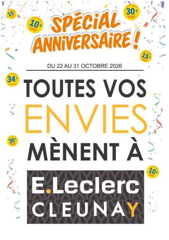 Catalogue E.Leclerc - 22/10/2026 - 31/10/2026.
