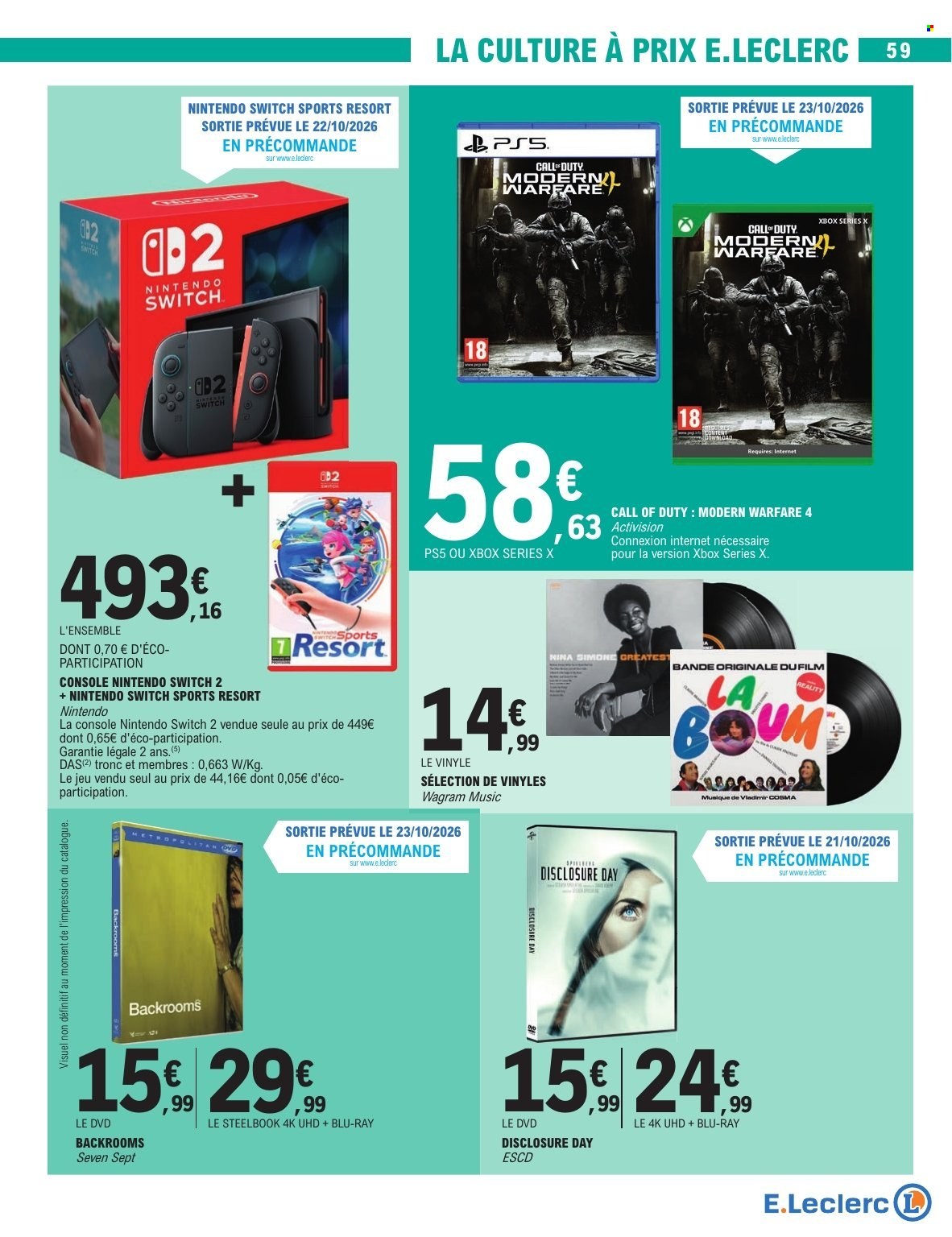 Catalogue E.Leclerc - 20/10/2026 - 31/10/2026. Page 59