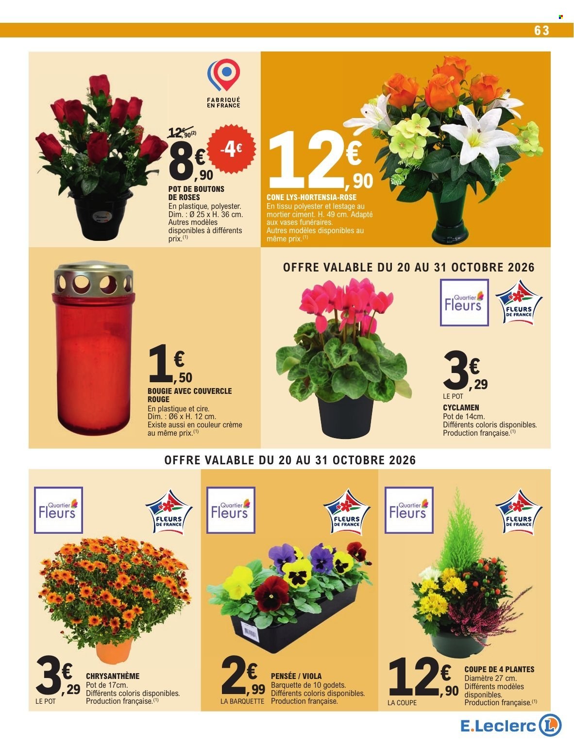 Catalogue E.Leclerc - 20/10/2026 - 31/10/2026. Page 63