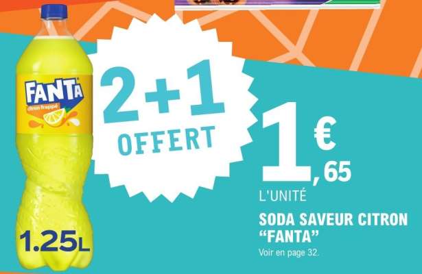 Soda Saveur Citron "Fanta"