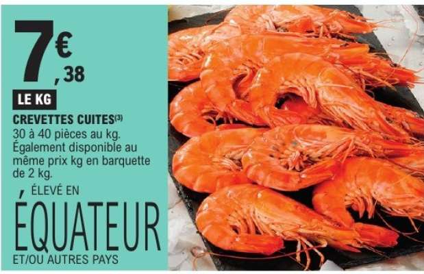 CREVETTES CUITES