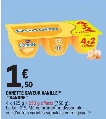 Danette Saveur Vanille