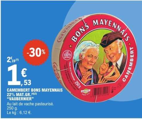Camembert Bons Mayennais