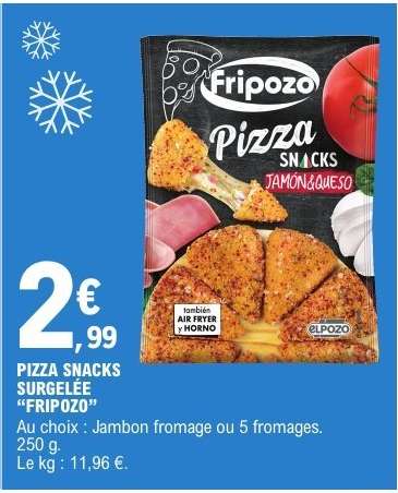 PIZZA SNACKS SURGELEE “FRIPOZO”