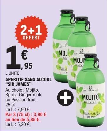 APÉRITIF SANS ALCOOL “SIR JAMES”