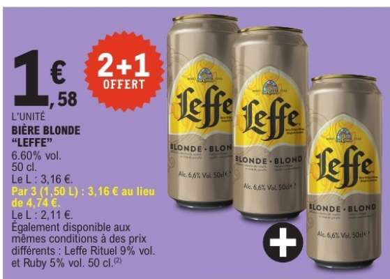 Bière Blonde Leffe*