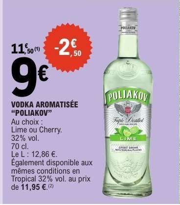 Vodka aromatisée POLIAKOV