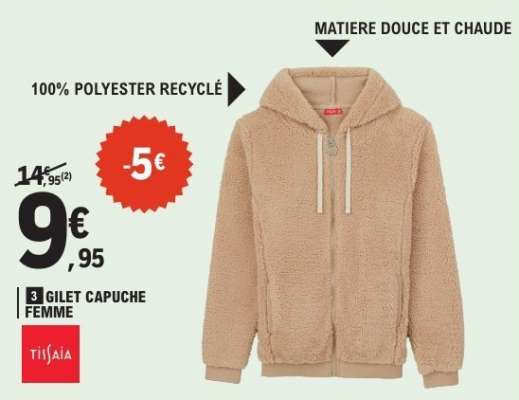 Gilet Capuche Femme