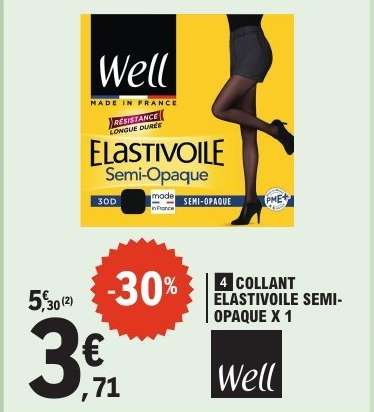 Collant Elastivoile Semi-Opaque x 1