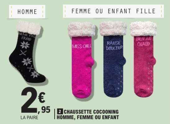 Chaussette Cocooning