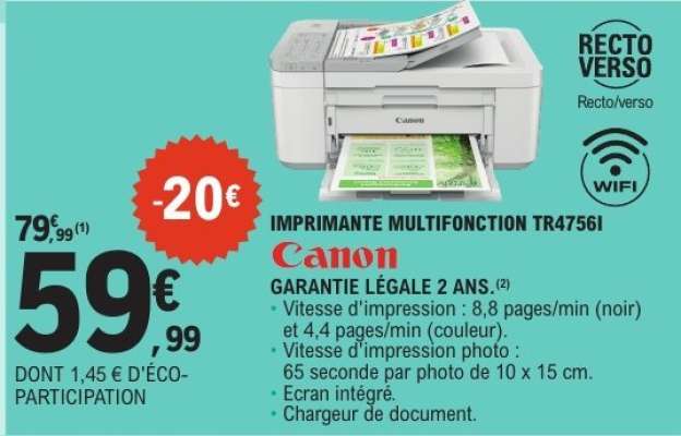 IMPRIMANTE MULTIFONCTION TR4756I