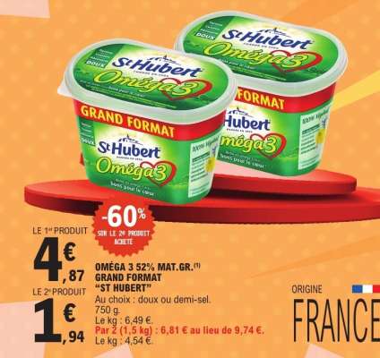 OMÉGA 3 52% MAT.GR. GRAND FORMAT “ST HUBERT”