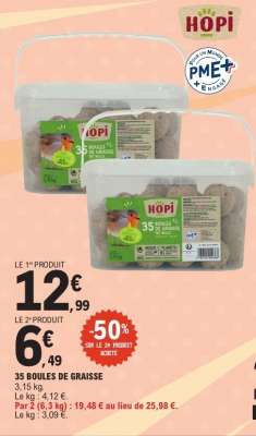 35 BOULES DE GRAISSE