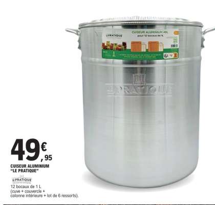 CUISEUR ALUMINIUM "LE PRATIQUE"