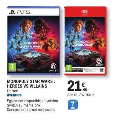 MONOPOLY STAR WARS : HEROES VS VILLAINS