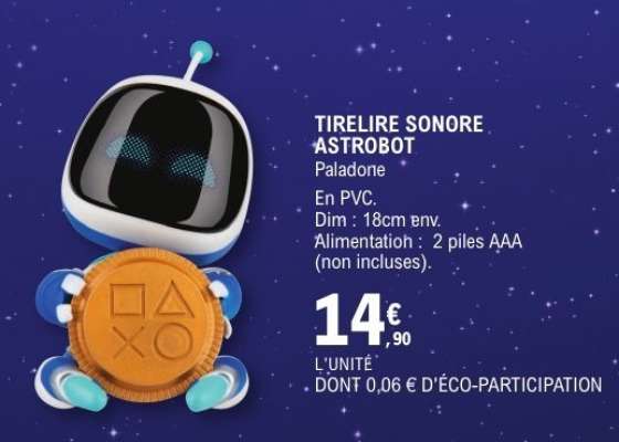 TIRELIRE SONORE ASTROBOT
