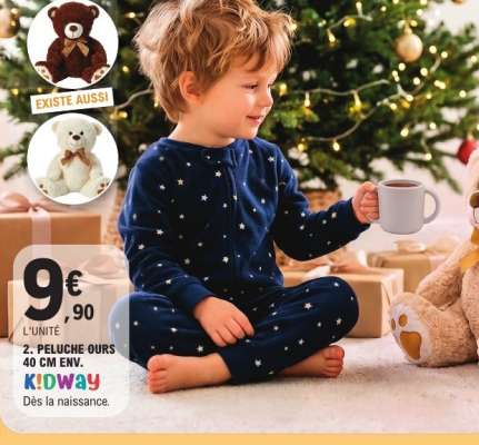 2. PELUCHE OURS 40 CM ENV.