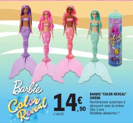 Barbie Color Reveal Sirène