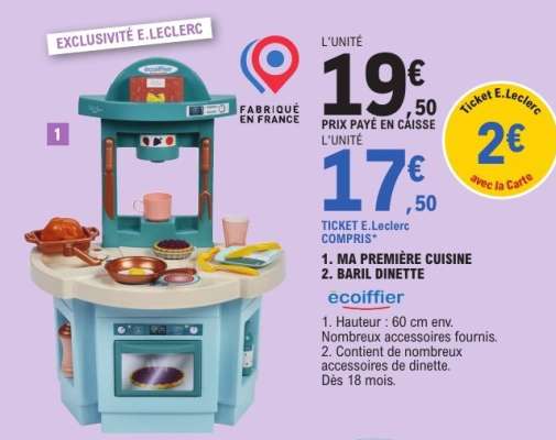 MA PREMIÈRE CUISINE / BARIL DINETTE