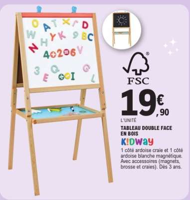 TABLEAU DOUBLE FACE EN BOIS