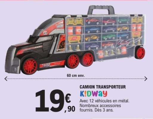 CAMION TRANSPORTEUR KIDWAY