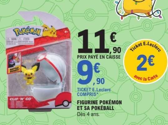 FIGURINE POKÉMON ET SA POKÉBALL