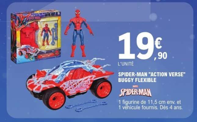 SPIDER-MAN "ACTION VERSE" BUGGY FLEXIBLE