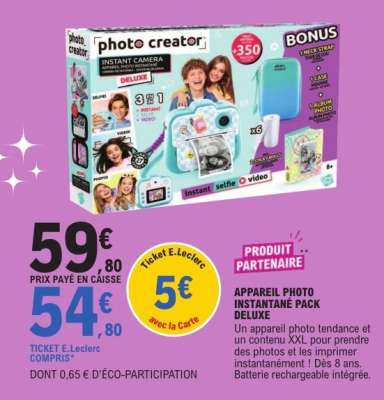 Appareil Photo Instantané - Pack Deluxe