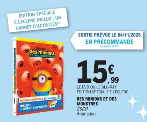 DES MINIONS ET DES MONSTRES